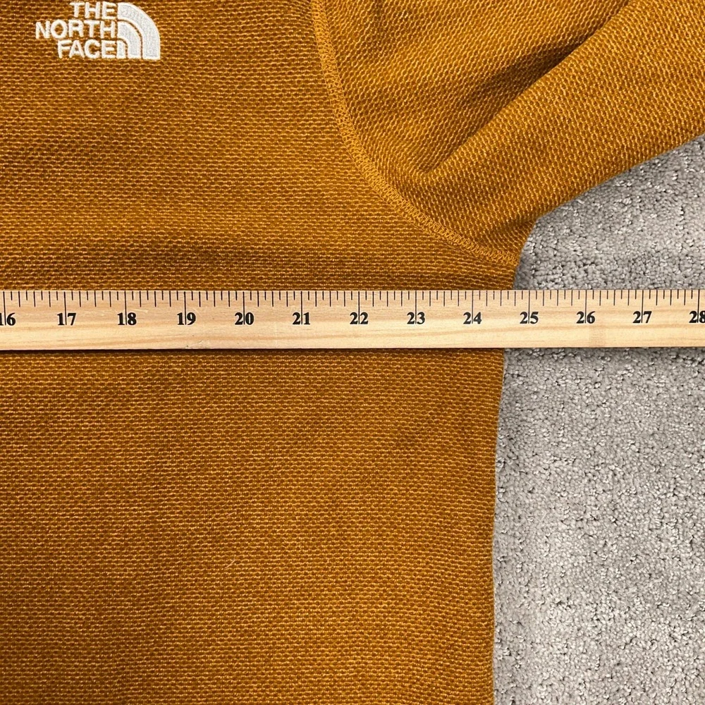 The North Face Pullover Men XLarge Gold 1/4 Zip Fleece‎ Athleisure Sweatshirt